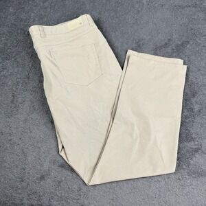 Peter Millar Pants Mens 38x29 Tan Pima Cotton 5-Pocket Stretch Chino